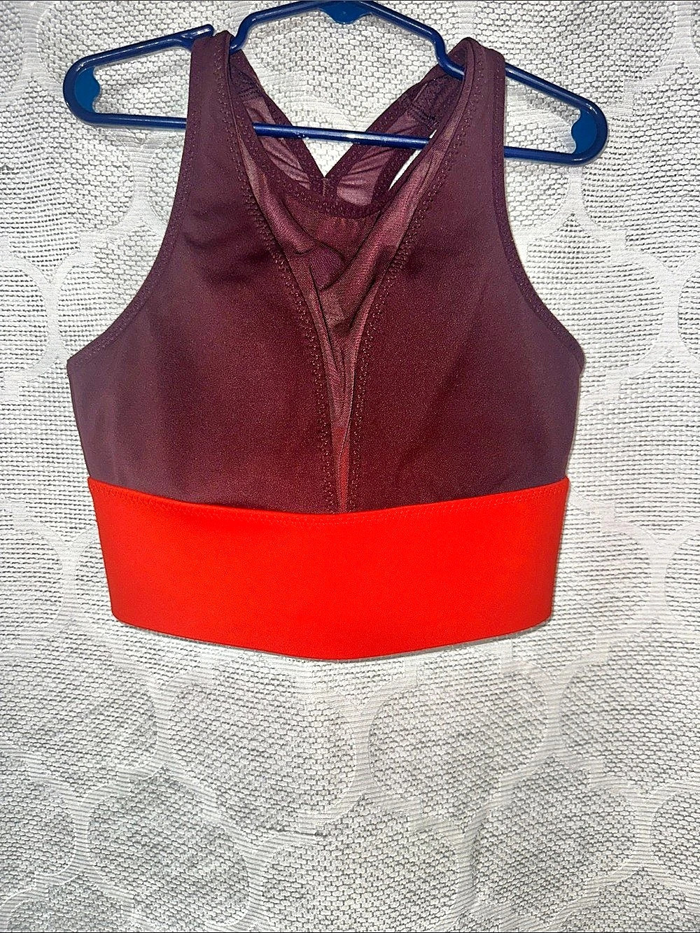 Athleta Color Block Sports Bra XS Like New